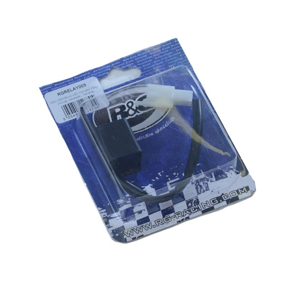 R&G R&G LED Flasher Relay : 2-pin, OEM block for most Honda, Kawasaki & Yamaha